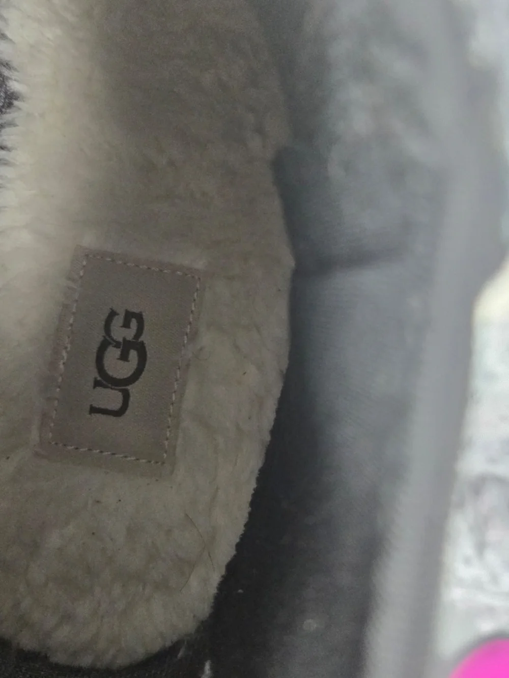 Ugg low Rain boots with fur inside Brand new